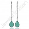 Green Onyx Earring 925 Sterling Silver Earring Drop Earring