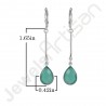 Green Onyx Earring 925 Sterling Silver Earring Drop Earring
