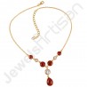 Red Onyx Necklace Pearl Necklace 925 Solid Silver Necklace Gold Vermeil Necklace