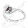 Smoky Quartz 925 Solid Sterling Silver Ring for Women