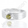 Peridot Ring 925 Solid Sterling Silver Ring Engagement Gemstone Ring
