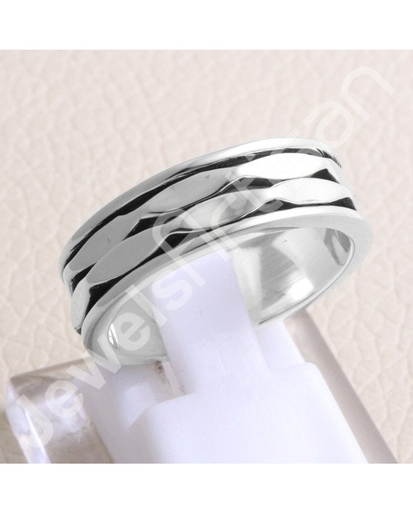 925 Sterling Silver Spinner Ring