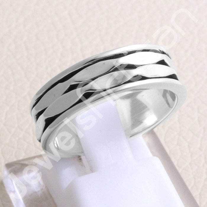 925 Sterling Silver Spinner Ring