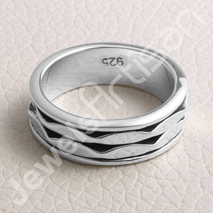925 Sterling Silver Spinner Ring