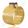 Natural Raw Amethyst Bangle Druzy Amethyst Bangle Gold-Plated Bangle