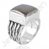 Pyrite Gemstone Ring For Men 925 Solid Sterling Silver Ring
