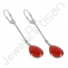 Red Onyx Earrings 925 Sterling Silver Earrings Dangle Drop Earrings