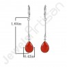Red Onyx Earrings 925 Sterling Silver Earrings Dangle Drop Earrings