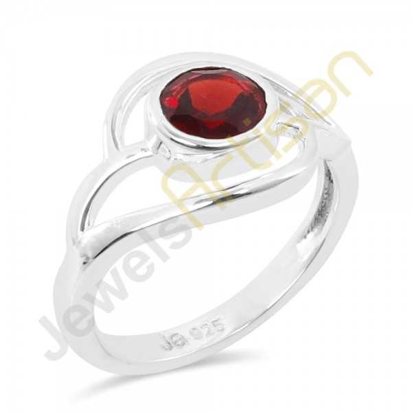 Red Brass Gomed Gemstone Ring, Adjustable, 5-7 at Rs 51/piece in Jaipur |  ID: 17128579230