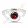 Garnet Gemstone Ring 925 Sterling Silver Ring Handmade Silver Ring