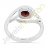 Garnet Gemstone Ring 925 Sterling Silver Ring Handmade Silver Ring