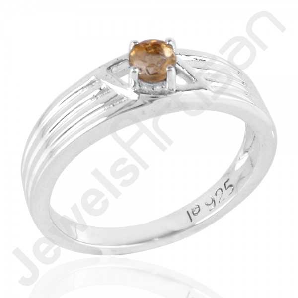 Citrine Gemstone Ring 925 Solid Sterling Silver Engagement Ring