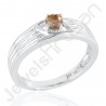 Citrine Gemstone Ring 925 Solid Sterling Silver Engagement Ring