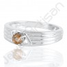 Citrine Gemstone Ring 925 Solid Sterling Silver Engagement Ring