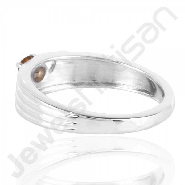 Citrine Gemstone Ring 925 Solid Sterling Silver Engagement Ring