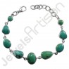 Arizona Turquoise Bracelet 925 Sterling Silver Bracelet Handmade Bracelet