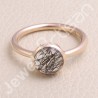 Tourmalinated Quartz Ring 925 Sterling Silver Ring Rose Gold Ring