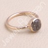 Tourmalinated Quartz Ring 925 Sterling Silver Ring Rose Gold Ring