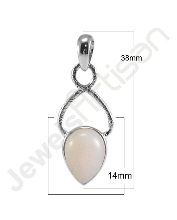 Natural Pink Opal Pendant 925 Sterling Silver Pendant Handmade Pendant