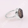 Agni Manitite Ring Natural Gemstone Ring 925 Sterling Silver Ring