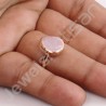 Pink Chalcedony Ring 925 Sterling Silver Ring Rose Gold-Plated Ring