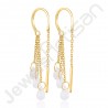 18 K Gold-Plated Earrings Gold Vermeil Earrings 925 Solid Silver Earrings