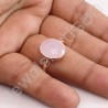 Pink Chalcedony Ring 925 Sterling Silver Ring Rose Gold-Plated Ring