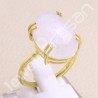 Gold Vermeil Rainbow Moonstone Gold Plated Ring