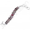 Tourmaline Bracelet Meteorite Bracelet Sterling Silver Bracelet