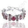 Tourmaline Bracelet Meteorite Bracelet Sterling Silver Bracelet