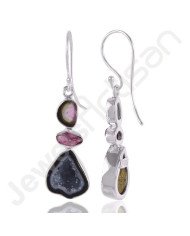 Tabasco Geode Earrings 925 Sterling Silver Earrings Dangle Drop Earrings