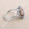 Sterling Silver Pink Spiny Oyster Turquoise Ring