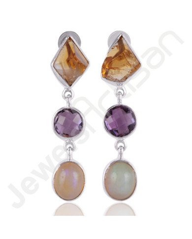 Catrine Earrings 925 Sterling Silver Earrings Dangle Drop Earrings