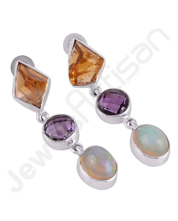 Catrine Earrings 925 Sterling Silver Earrings Dangle Drop Earrings