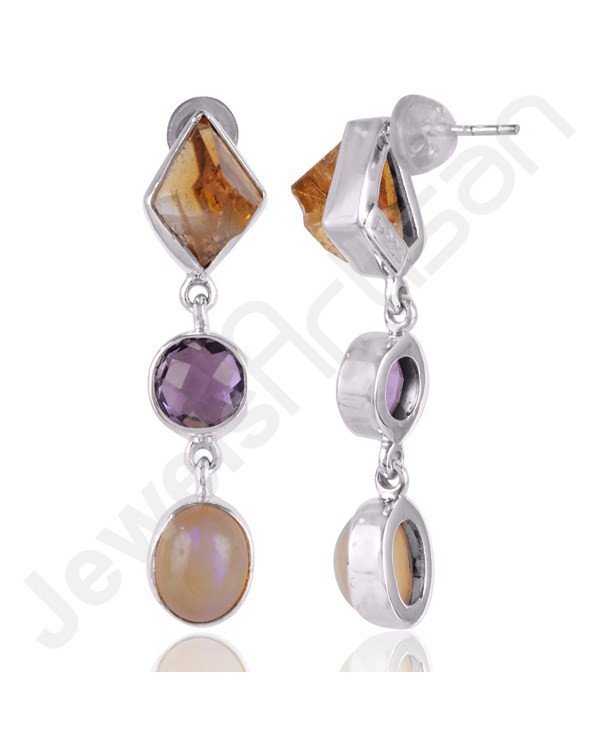 Catrine Earrings 925 Sterling Silver Earrings Dangle Drop Earrings