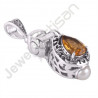 Fresh Water Pearl Pendant Citrine Pendant Handmade Pendant