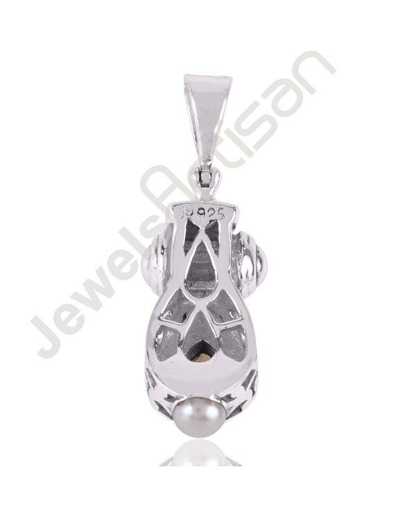 Fresh Water Pearl Pendant Citrine Pendant Handmade Pendant