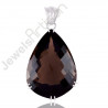 Sterling Silver Smoky Quartz Statement Pendant