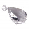Sterling Silver Crystal Quartz Statement Pendant