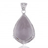 Sterling Silver Crystal Quartz Statement Pendant