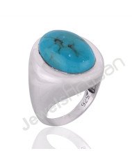 Arizona Turquoise Gemstone Ring 925 Sterling Silver Ring