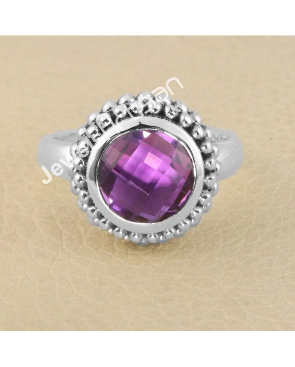 Amethyst 925 Sterling Silver Ring