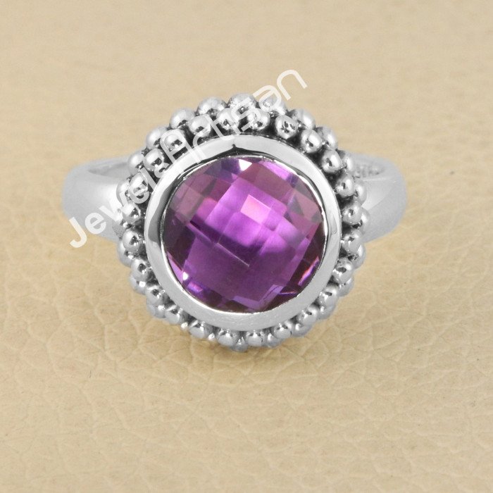 Amethyst 925 Sterling Silver Ring