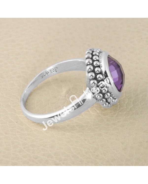 Amethyst 925 Sterling Silver Ring