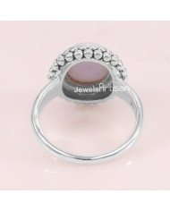 Blue Lace Agate 925 Sterling Silver Ring