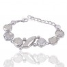 Baroque Pearl Bracelet Fresh Water Pearl Bracelet Solid Silver Bracelet