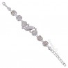 Baroque Pearl Bracelet Fresh Water Pearl Bracelet Solid Silver Bracelet
