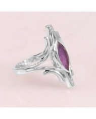 Amethyst 925 Sterling Silver Handcrafted Silver Ring