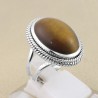Tiger Eye Gemstone Handmade 925 Solid Sterling Silver Ring