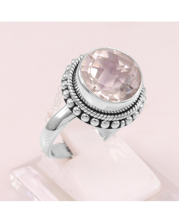 Crystal Quartz 925 Sterling Silver Ring